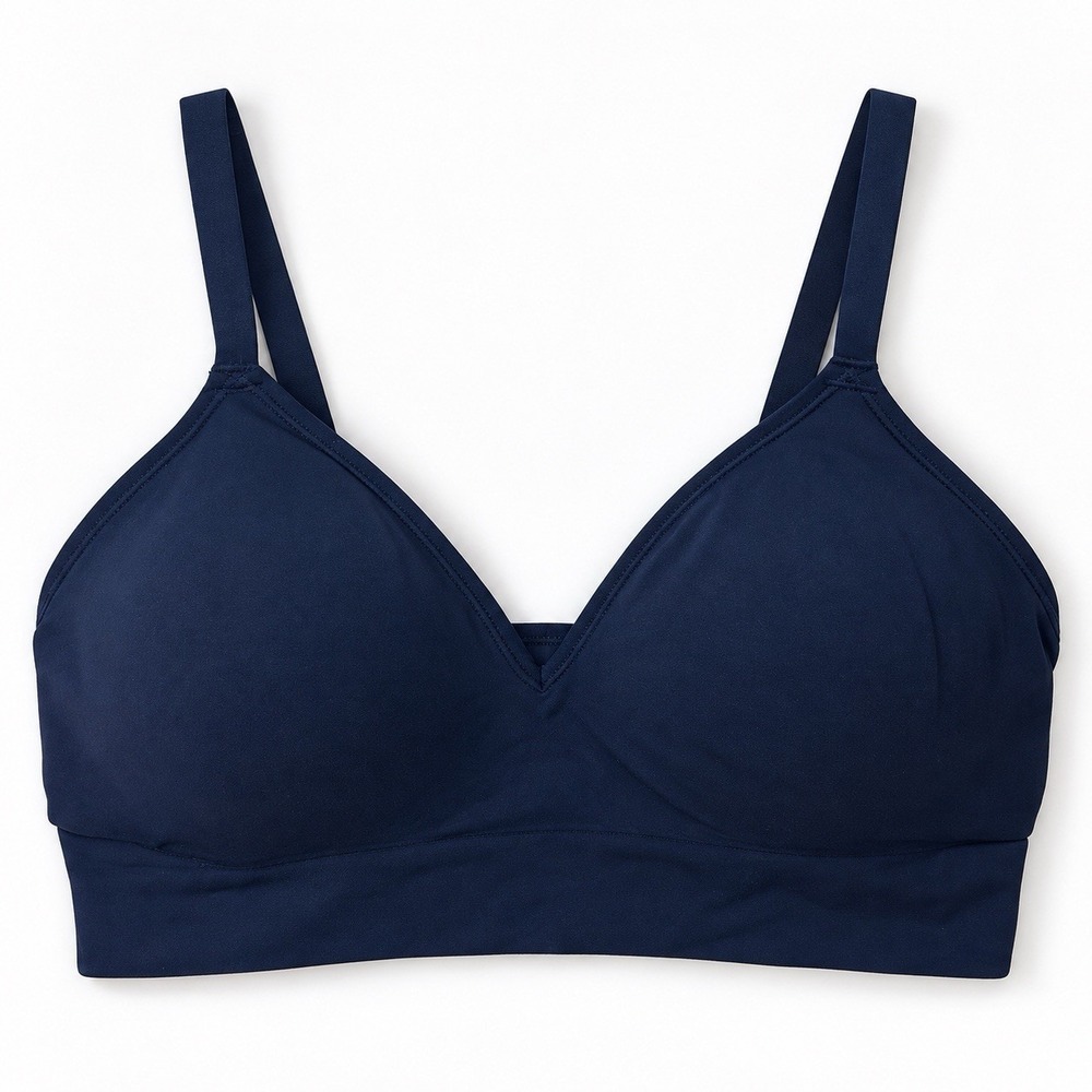 Underoutfit Neckline Pullover Bralette - 450 NAVY  size Large